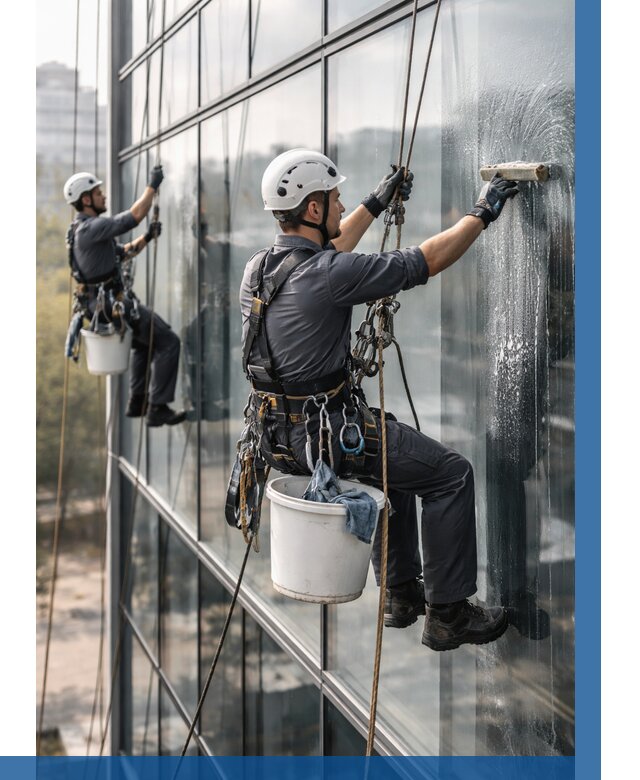 Мойка сплошного остекления в Великих Луке, заказать от 310 р.| ВЫСОТНИК-Вкл