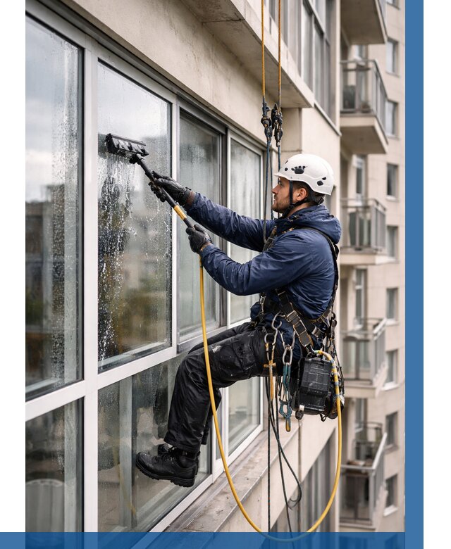 Мойка балконного остекления в Великих Луке от 3618 р. | ВЫСОТНИК-Вкл