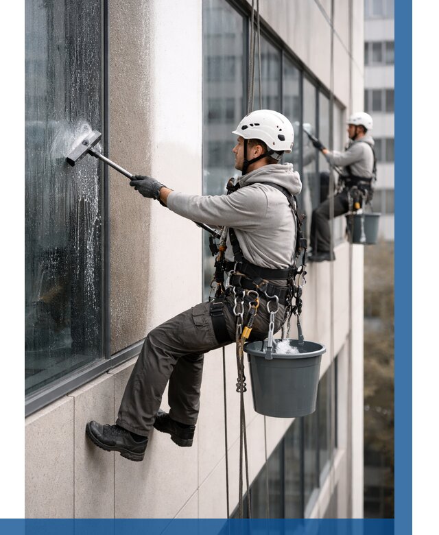 Мойка фасадов зданий в Великих Луке под ключ от 362 р. | ВЫСОТНИК-Вкл