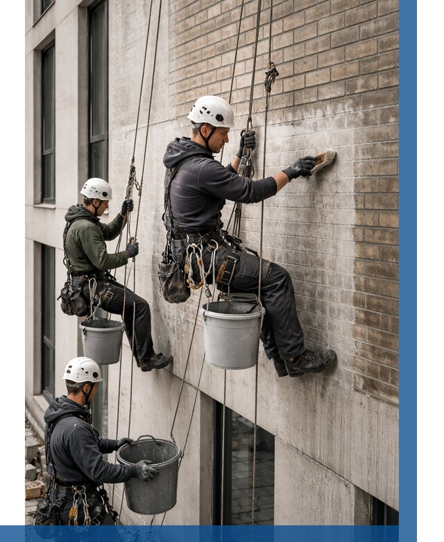 Удаление высолов с фасада в Великих Луке от 258 р. | ВЫСОТНИК-Вкл