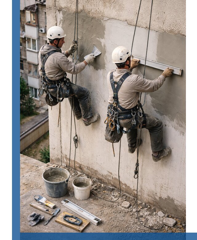 Комплексный ремонт штукатурного фасада с гарантией в Великих Луке