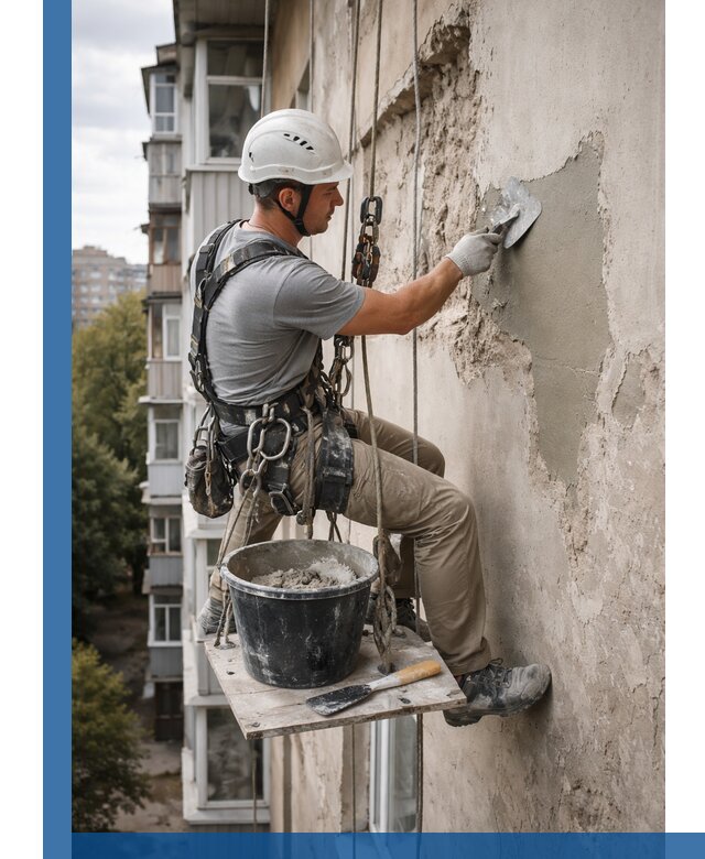 Восстановление фасадной штукатурки в Великих Луке с гарантией качества