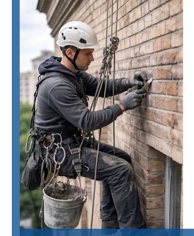 Качественный ремонт кирпичной кладки фасада в Великих Луке с гарантией