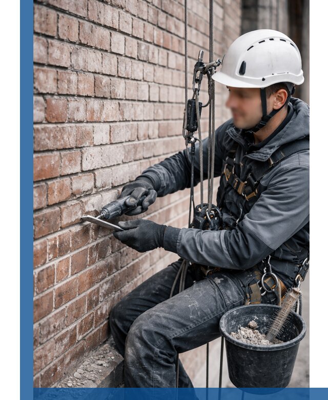 Расшивка кирпичных швов фасадов и стен, ремонт в Великих Луке