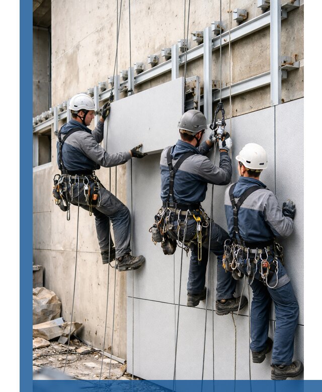 Монтаж вентилируемого фасада в Великих Луке под ключ с гарантией качества