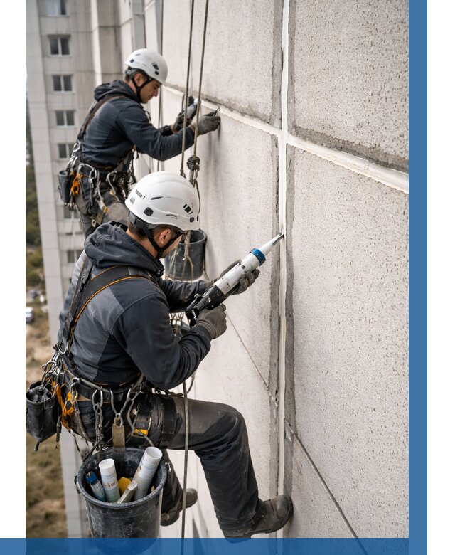 Герметизация межпанельных швов в Великих Луке от 724 р. | ВЫСОТНИК-Вкл