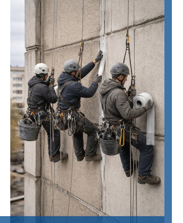 Ремонт межпанельных швов в Великих Луке от 775 р. | ВЫСОТНИК-Вкл