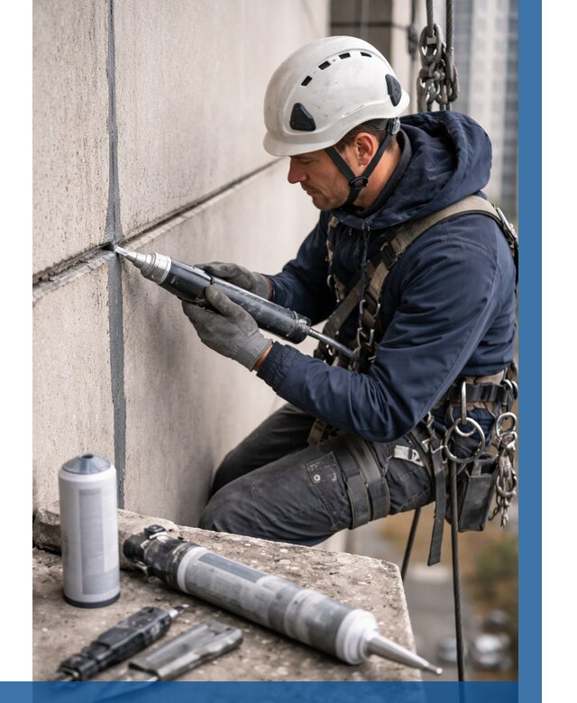 Вторичная герметизация швов в Великих Луке от 465 р. | ВЫСОТНИК-Вкл