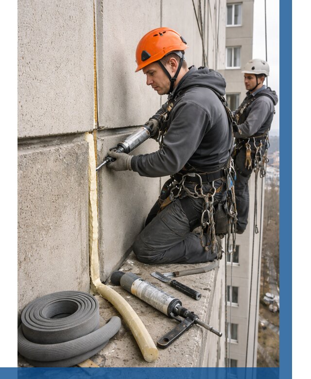 Теплый шов межпанельные швы в Великих Луке от 724 р. | ВЫСОТНИК-Вкл