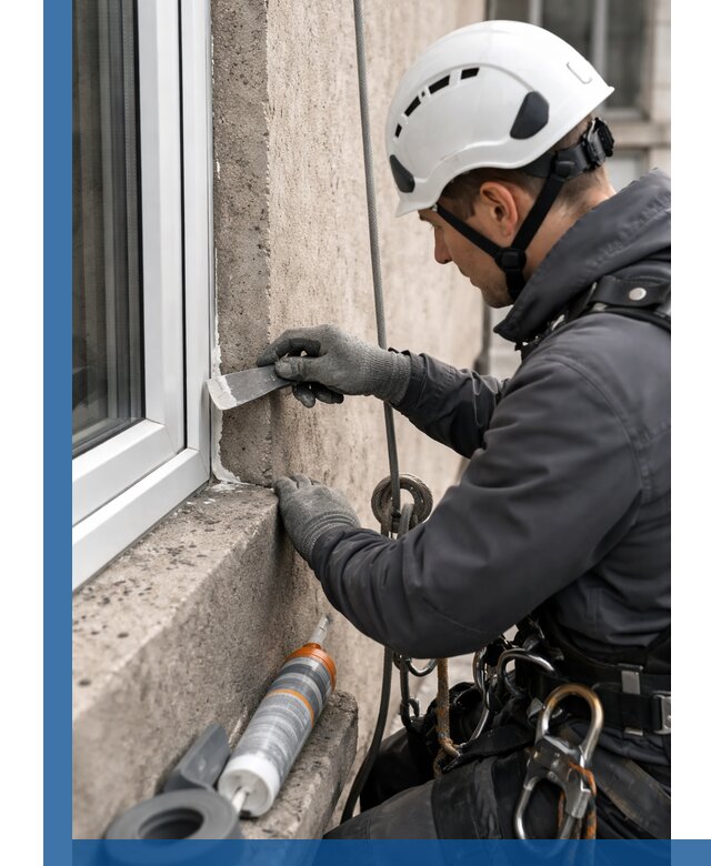 Герметизация монтажных швов окон в Великих Луке с гарантией качества