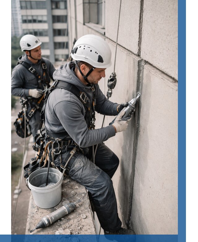 Ремонт деформационных швов здания в Великих Луке от 1034 р. | ВЫСОТНИК-Вкл