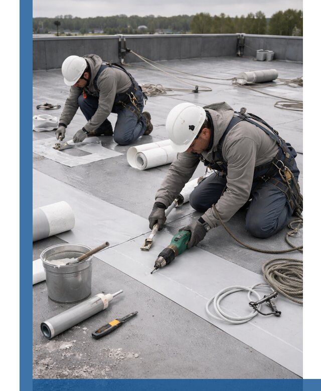 Ремонт мембранной кровли в Великих Луке качественно и с гарантией