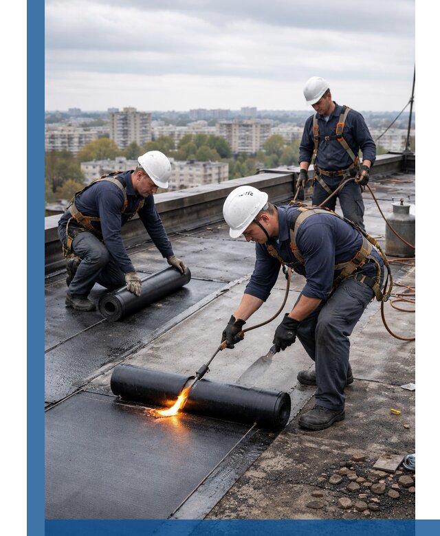 Ремонт наплавляемой кровли в Великих Луке качественно и надежно