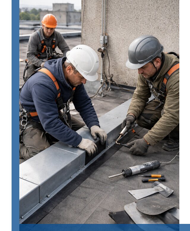 Ремонт кровельных примыканий в Великих Луке профессионально