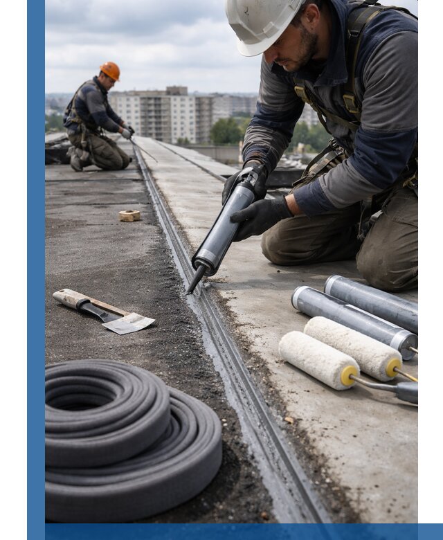 Герметизация швов кровли в Великих Луке с гарантией герметичности