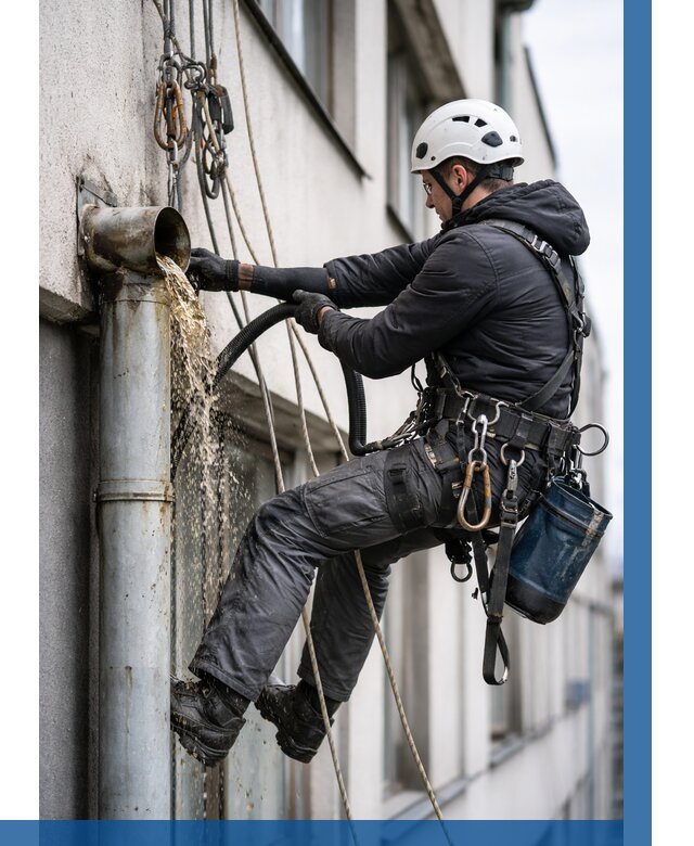 Прочистка водосточных труб в Великих Луке от 3618 р. | ВЫСОТНИК-Вкл