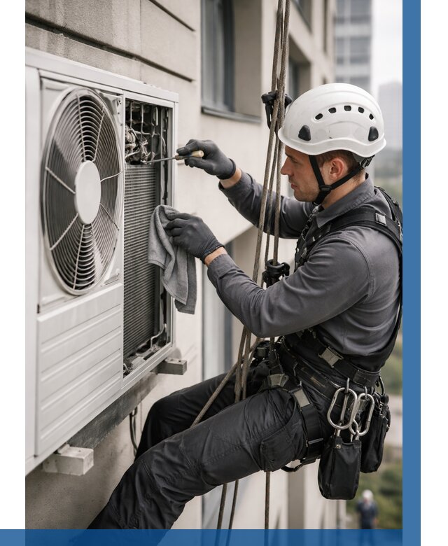 Обслуживание внешнего блока кондиционера в Великих Луке от 2791 р.ВЫСОТНИК-Вкл