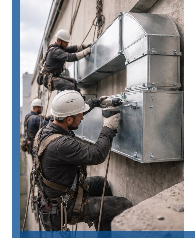 Профессиональный монтаж вентиляционных коробов в Великих Луке под ключ