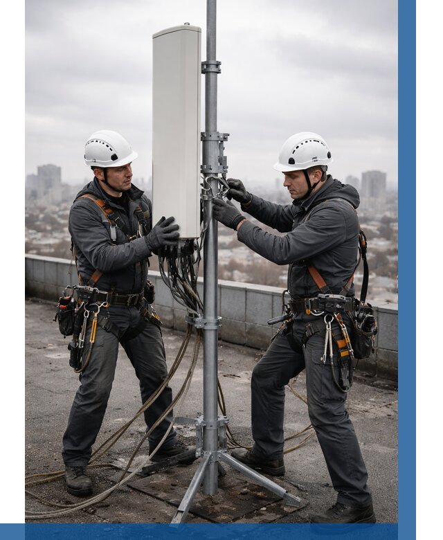 Монтаж антенн связи на крыше в Великих Луке от 8786 р. | ВЫСОТНИК-Вкл