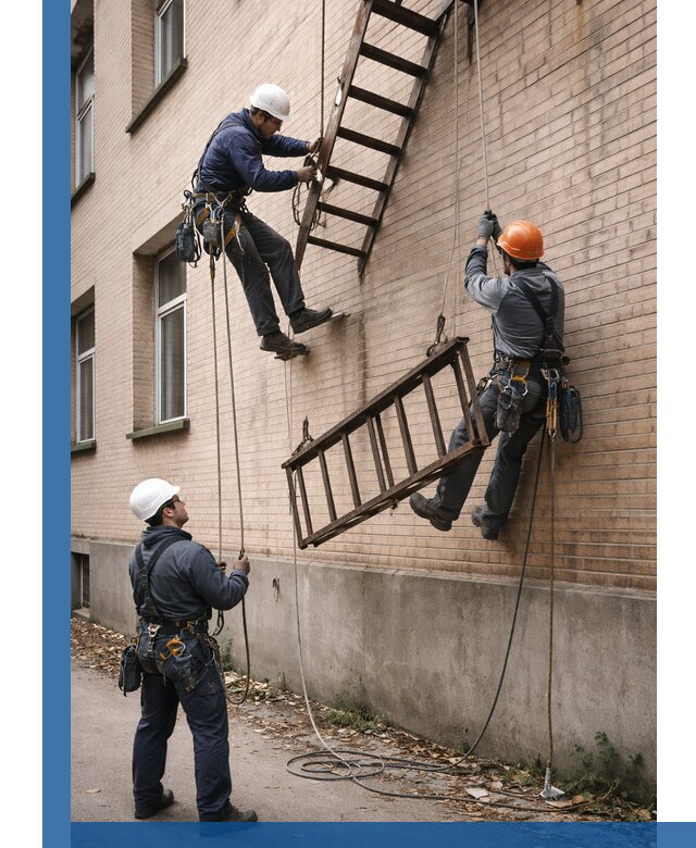 Демонтаж пожарной лестницы в Великих Луке быстро и безопасно