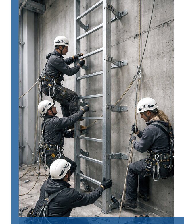 Монтаж металлических лестниц в Великих Луке под ключ со гарантией