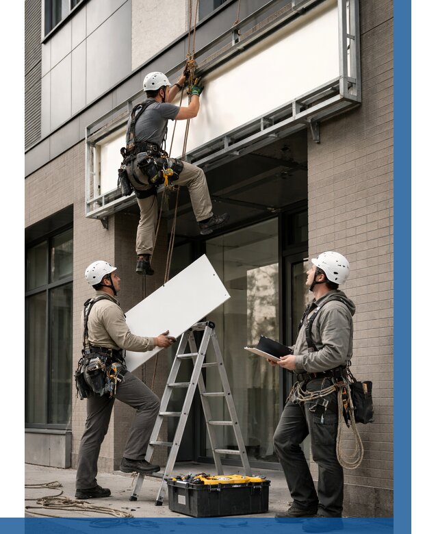 Монтаж светового короба в Великих Луке от 6719 р. | ВЫСОТНИК-Вкл