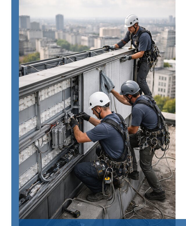 Профессиональное обслуживание крышной рекламы в Великих Луке под ключ