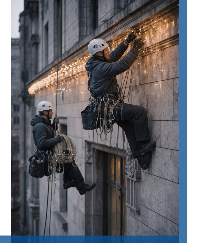 Монтаж новогодней иллюминации в Великих Луке от 8786 р. | ВЫСОТНИК-Вкл