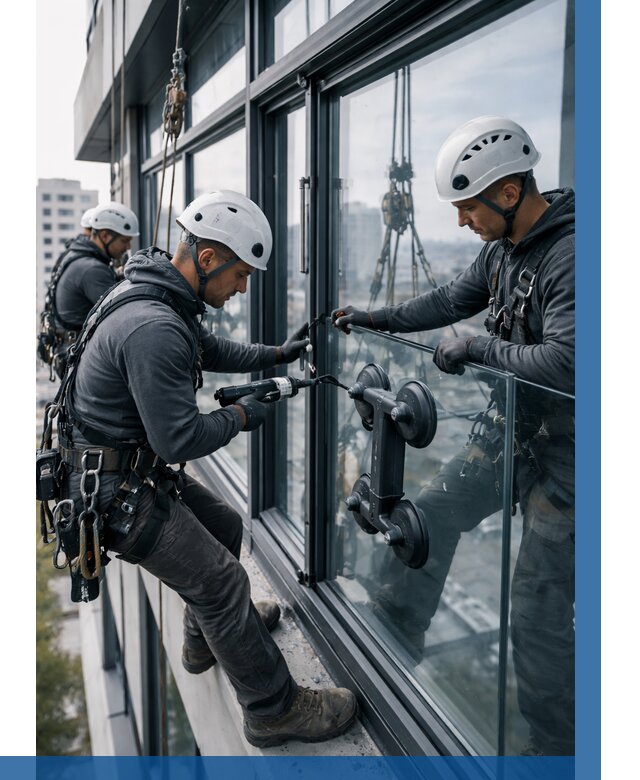 Витражное остекление зданий в Великих Луке от 3618 р. | ВЫСОТНИК-Вкл