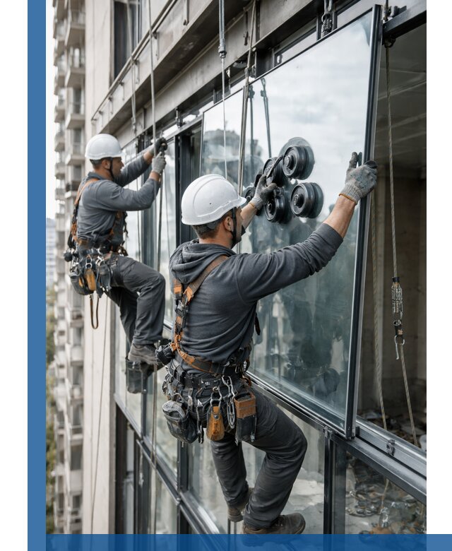 Витражное остекление фасадов и лоджий в Великих Луке под ключ