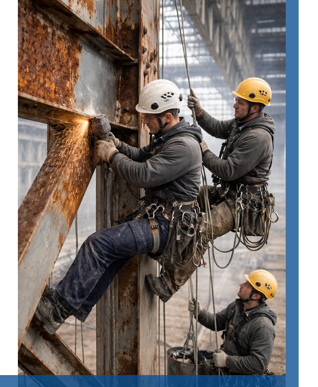 Зачистка металла от ржавчины в Великих Луке от 362 р. | ВЫСОТНИК-Вкл