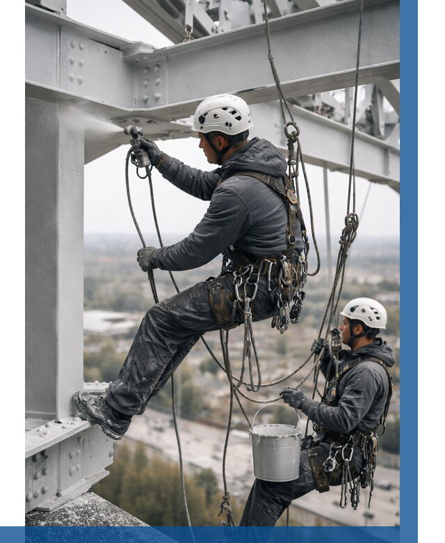 Покраска металлоконструкций на высоте в Великих Луке 362 р |ВЫСОТНИК-Вкл