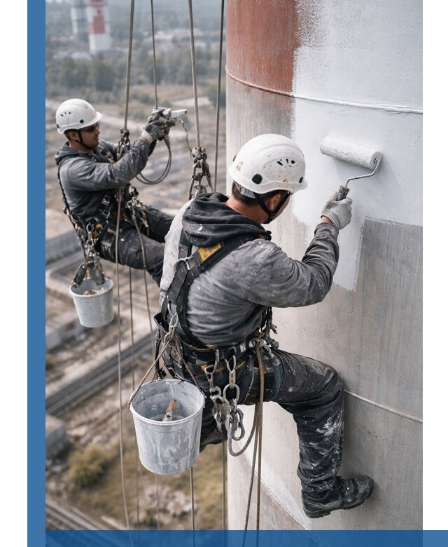 Покраска дымовых труб в Великих Луке: антикоррозийная защита и восстановление