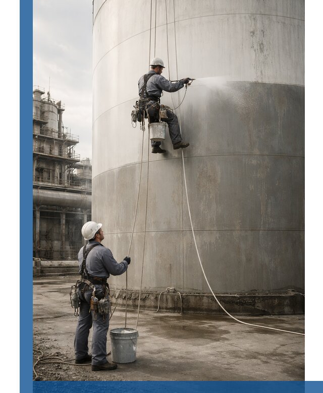 Покраска стальных резервуаров и емкостей в Великих Луке профессионально