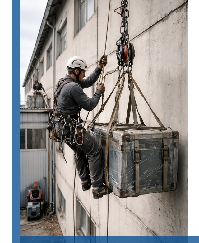 Подъем грузов на высоту в Великих Луке для промышленных объектов