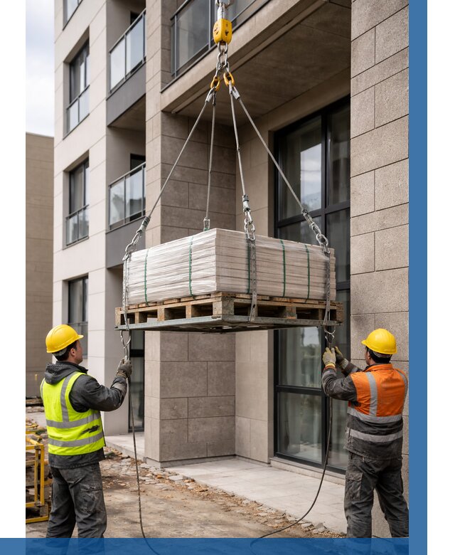 Подъем керамогранита на этаж в Великих Луке от 3618 р. | ВЫСОТНИК-Вкл