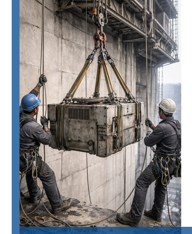 Такелажные работы на высоте, подъем и монтаж грузов в Великих Луке