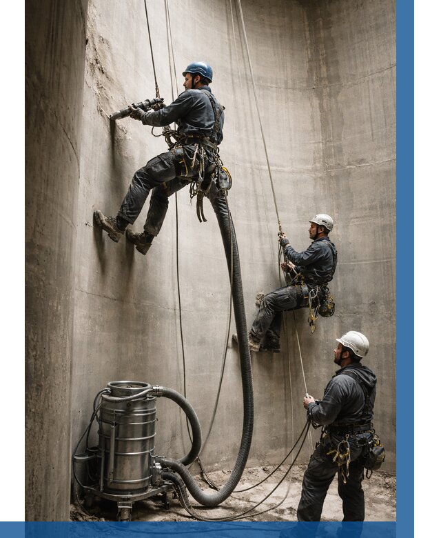 Зачистка силосов в Великих Луке от 4652 р. Договор и смета ВЫСОТНИК-Вкл