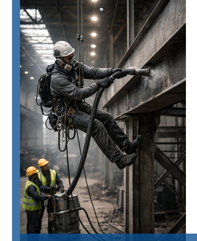 Обеспыливание конструкций в цехах промышленного производства в Великих Луке