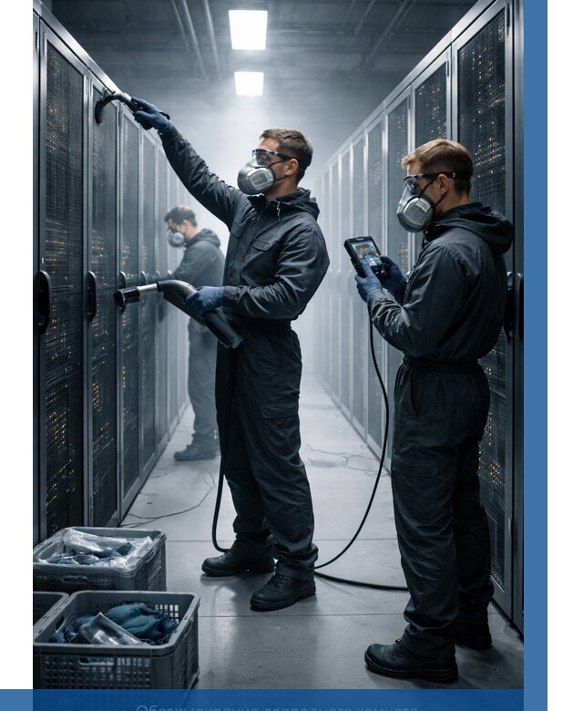 Обеспыливание серверной комнаты в Великих Луке от 4652 р. | ВЫСОТНИК-Вкл