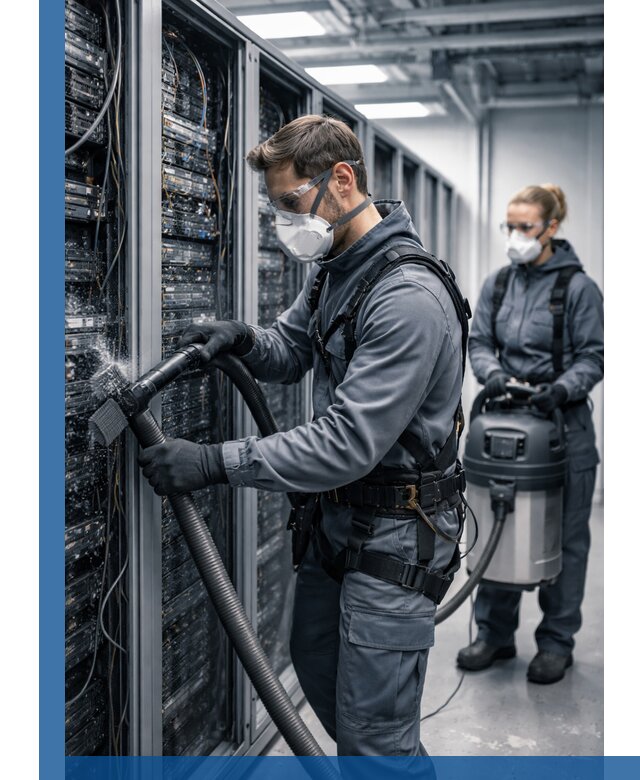 Обеспыливание серверной комнаты в Великих Луке, профессиональная очистка