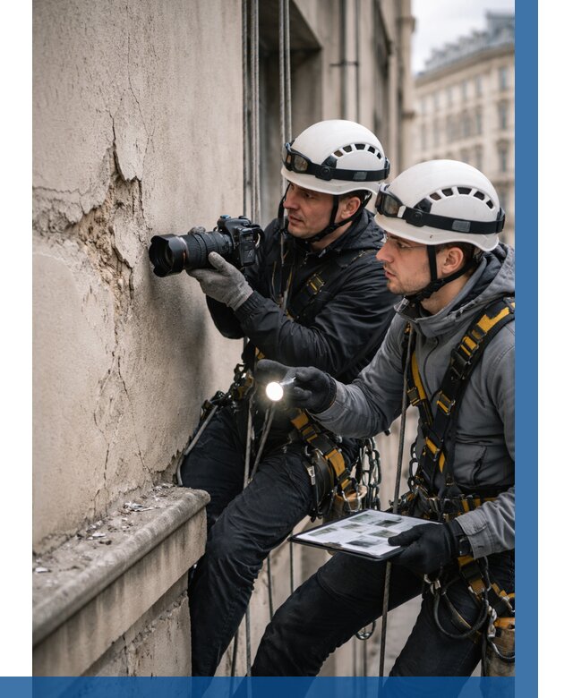 Фотофиксация дефектов фасада в Великих Луке от 4652 р. | ВЫСОТНИК-Вкл