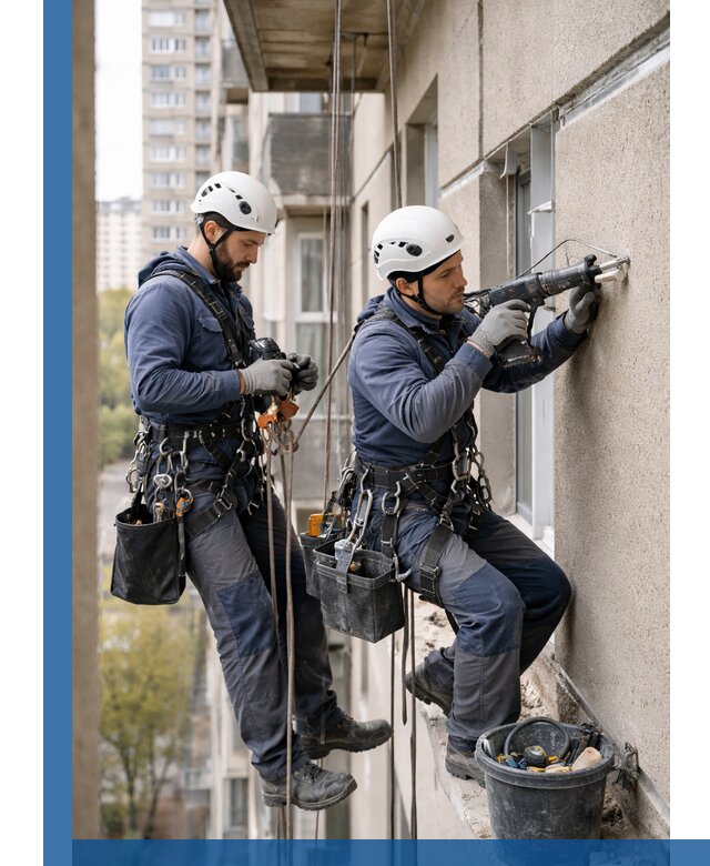 Промышленные альпинисты высотные работы и монтаж в Великих Луке